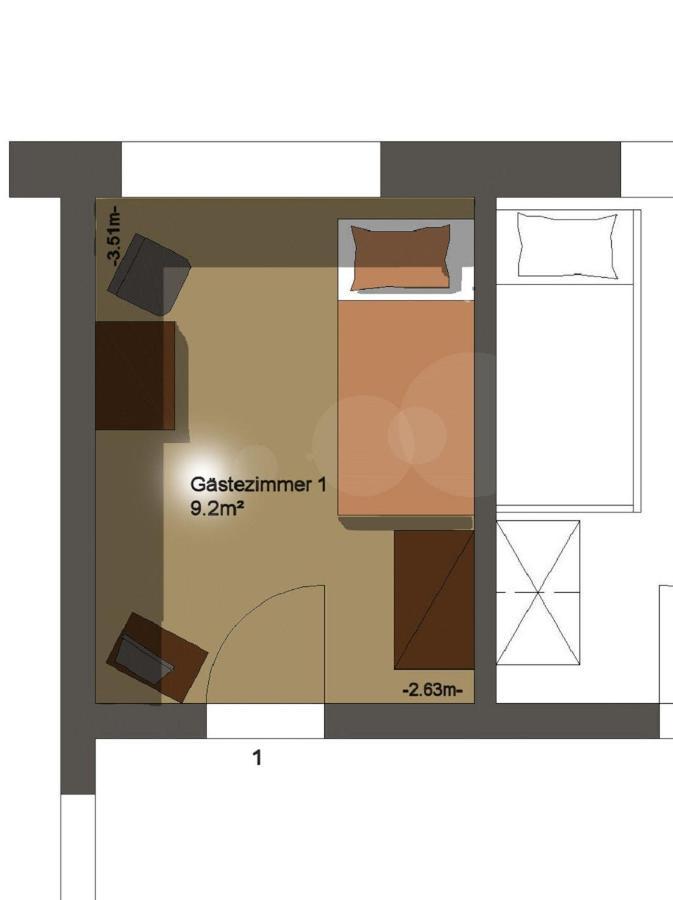 Pension Ruessel-Pub Занґергаузен Номер фото